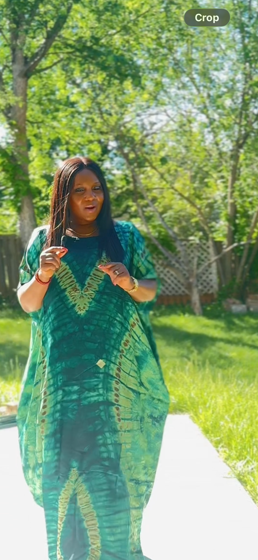 Adire silk  Bubu