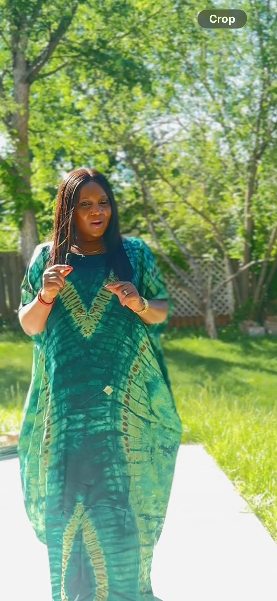 Adire silk  Bubu