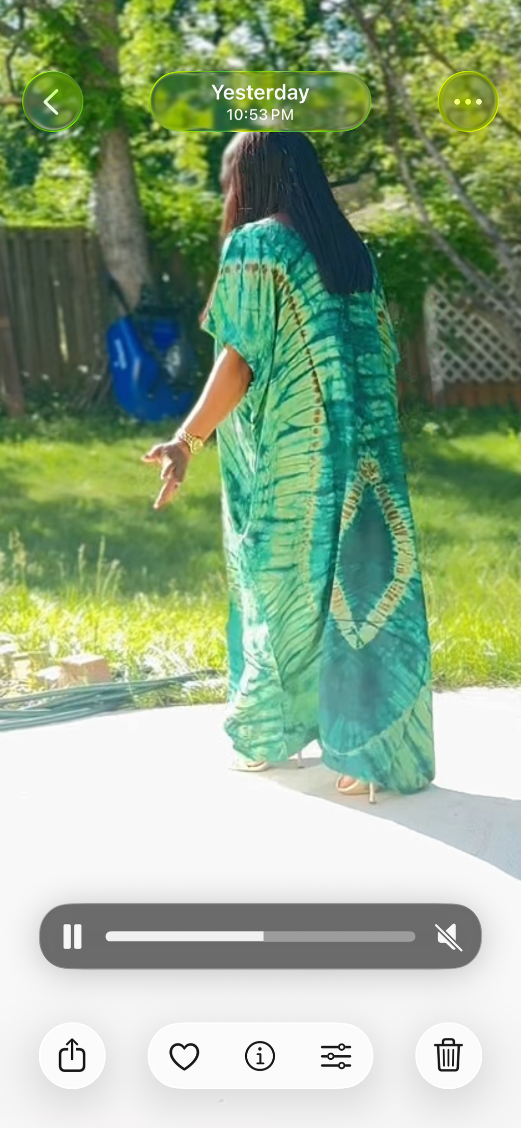 Adire silk  Bubu