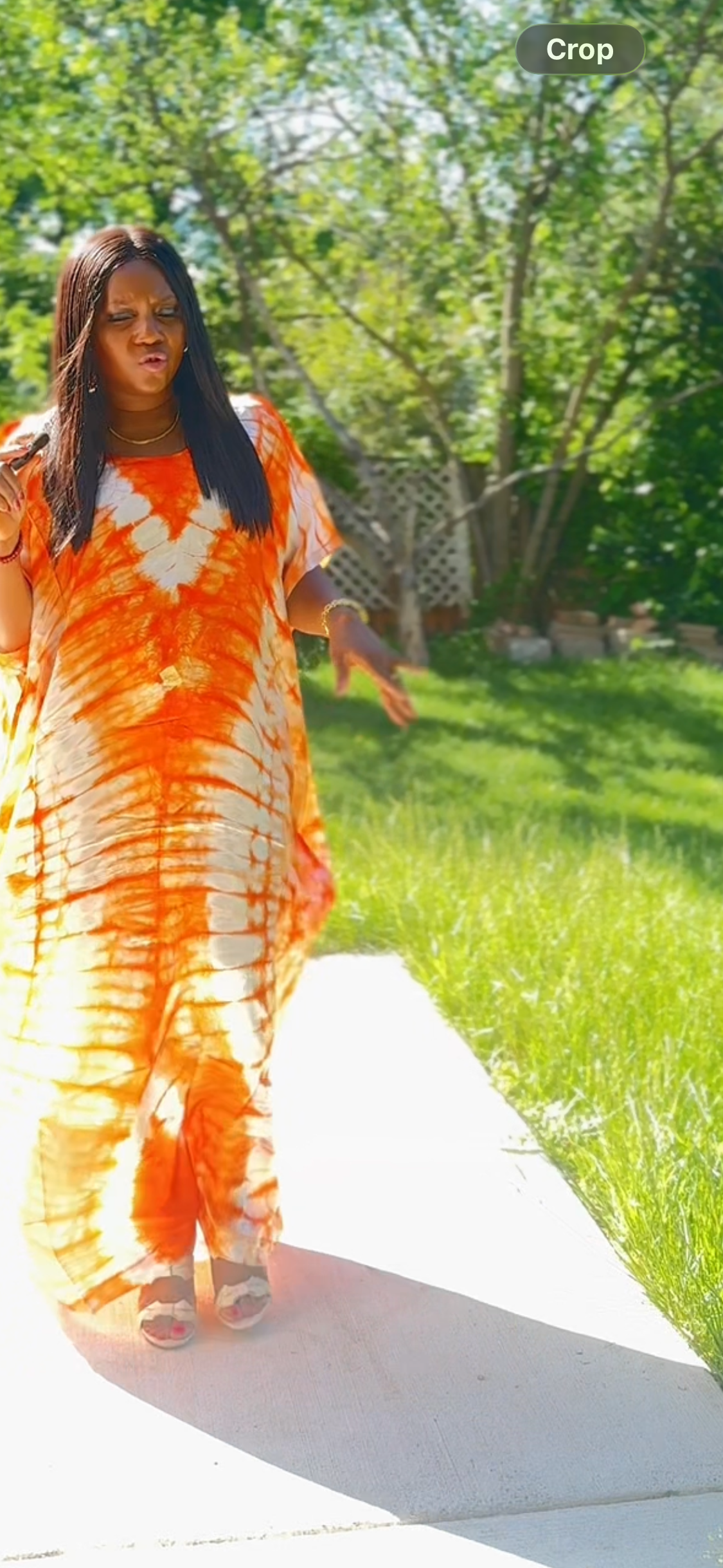 Adire silk  Bubu