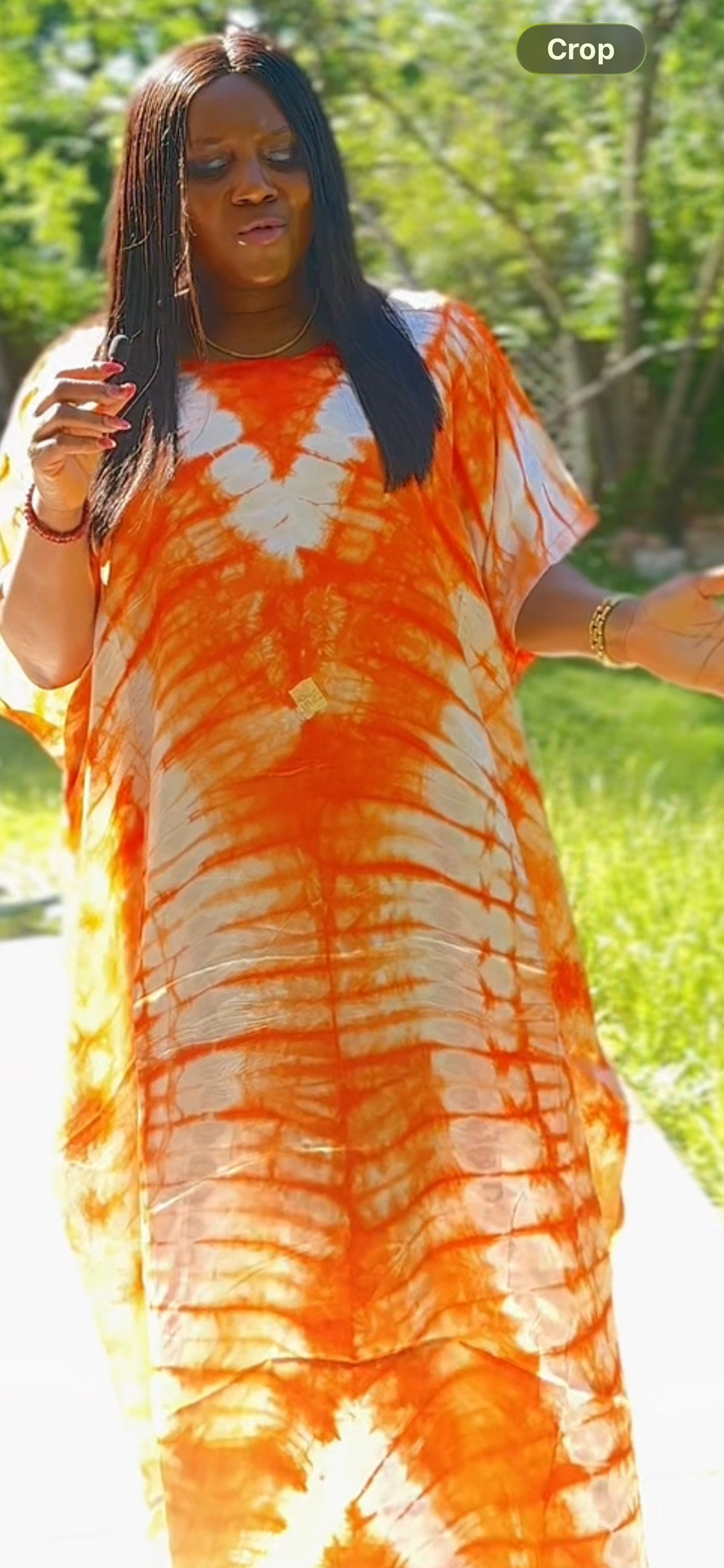 Adire silk  Bubu