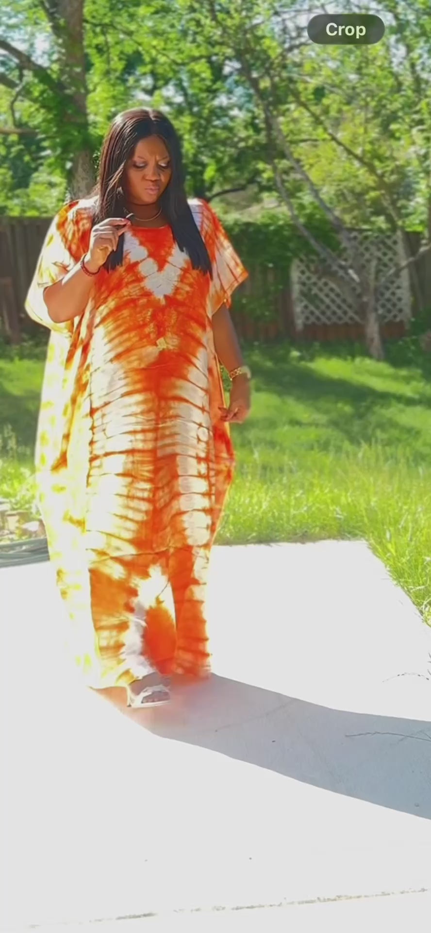Adire silk  Bubu
