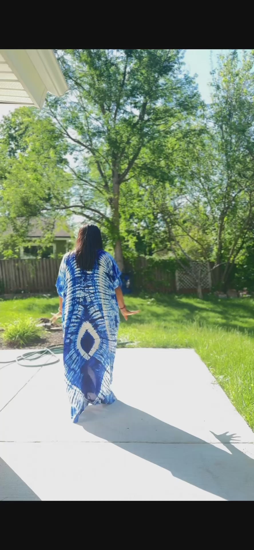 Adire silk  Bubu